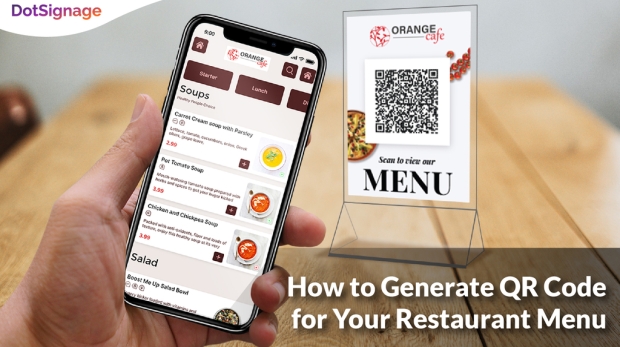 how to generate qr code for restaurant menu