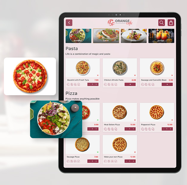 great meal starts with digital menu