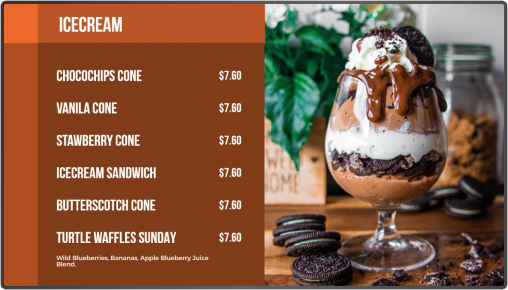 ice cream menu board 5
