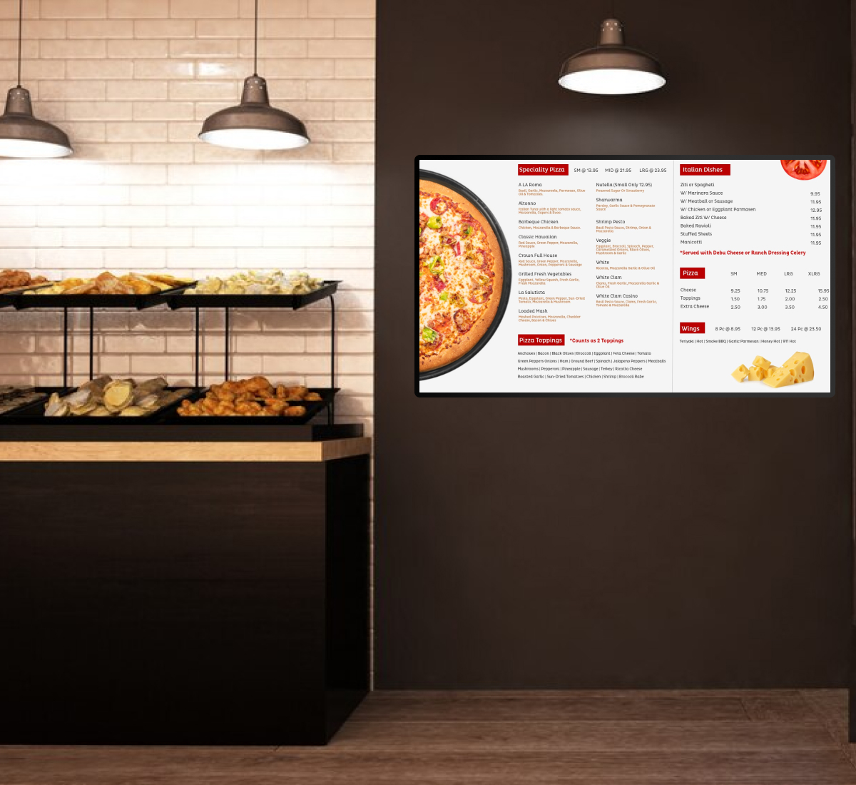 why your pizza store need digital signage